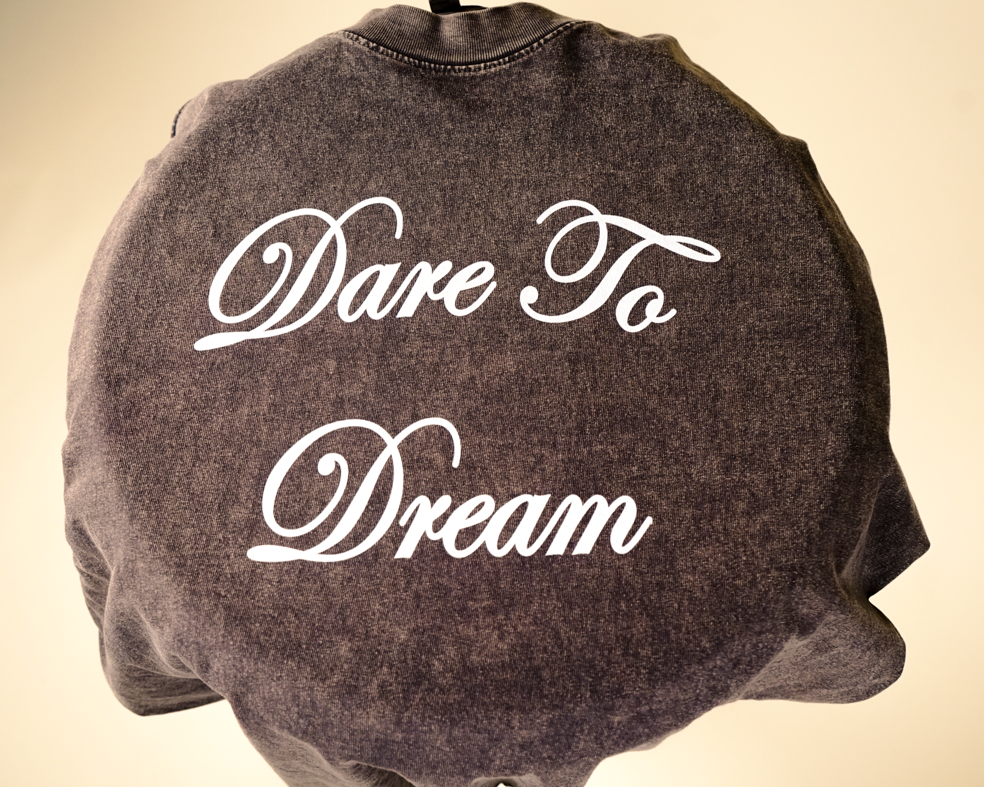"Dare To Dream" Vintage T-Shirt in Mocha Brown