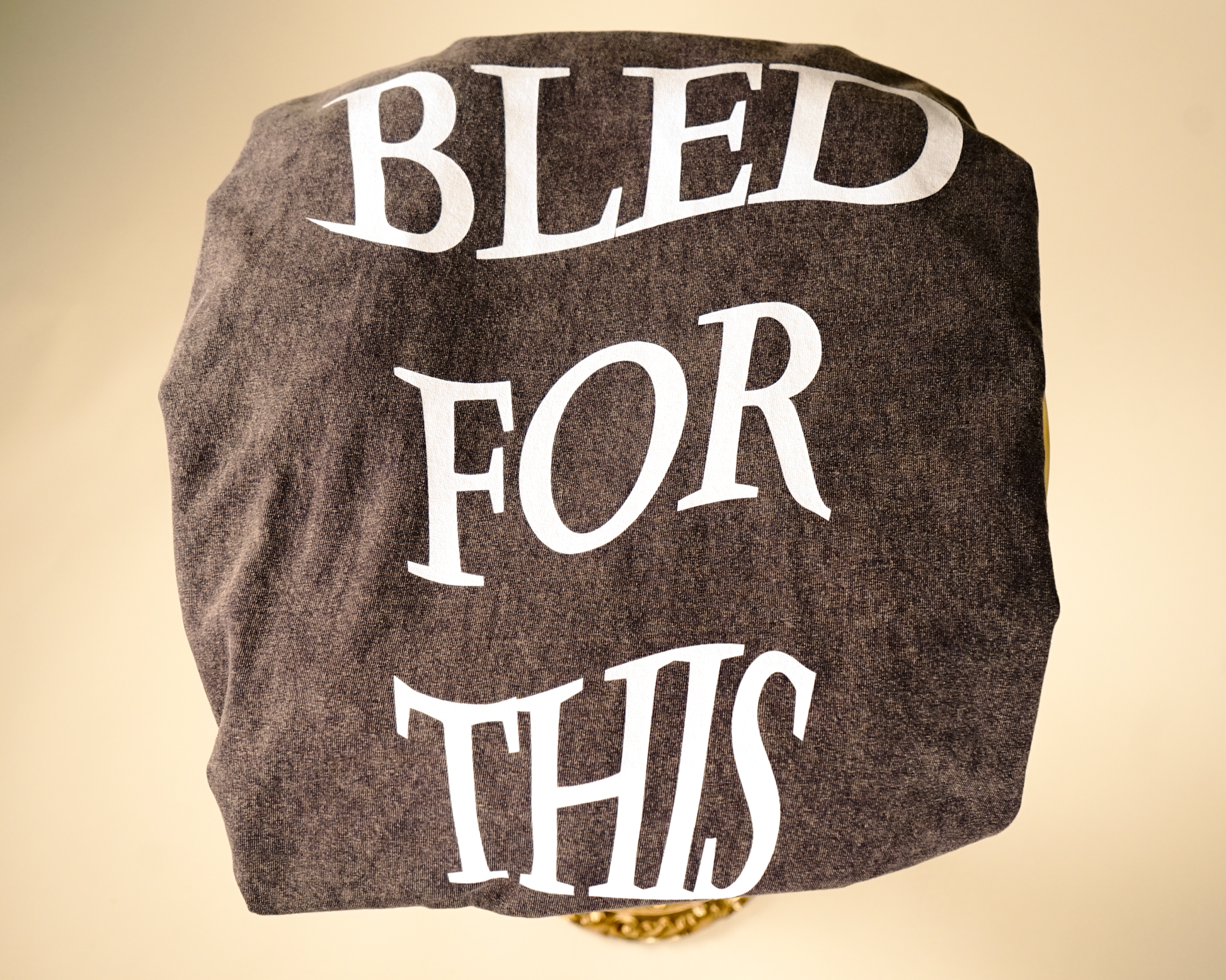 "Bled For This" Vintage T-Shirt in Mocha Brown