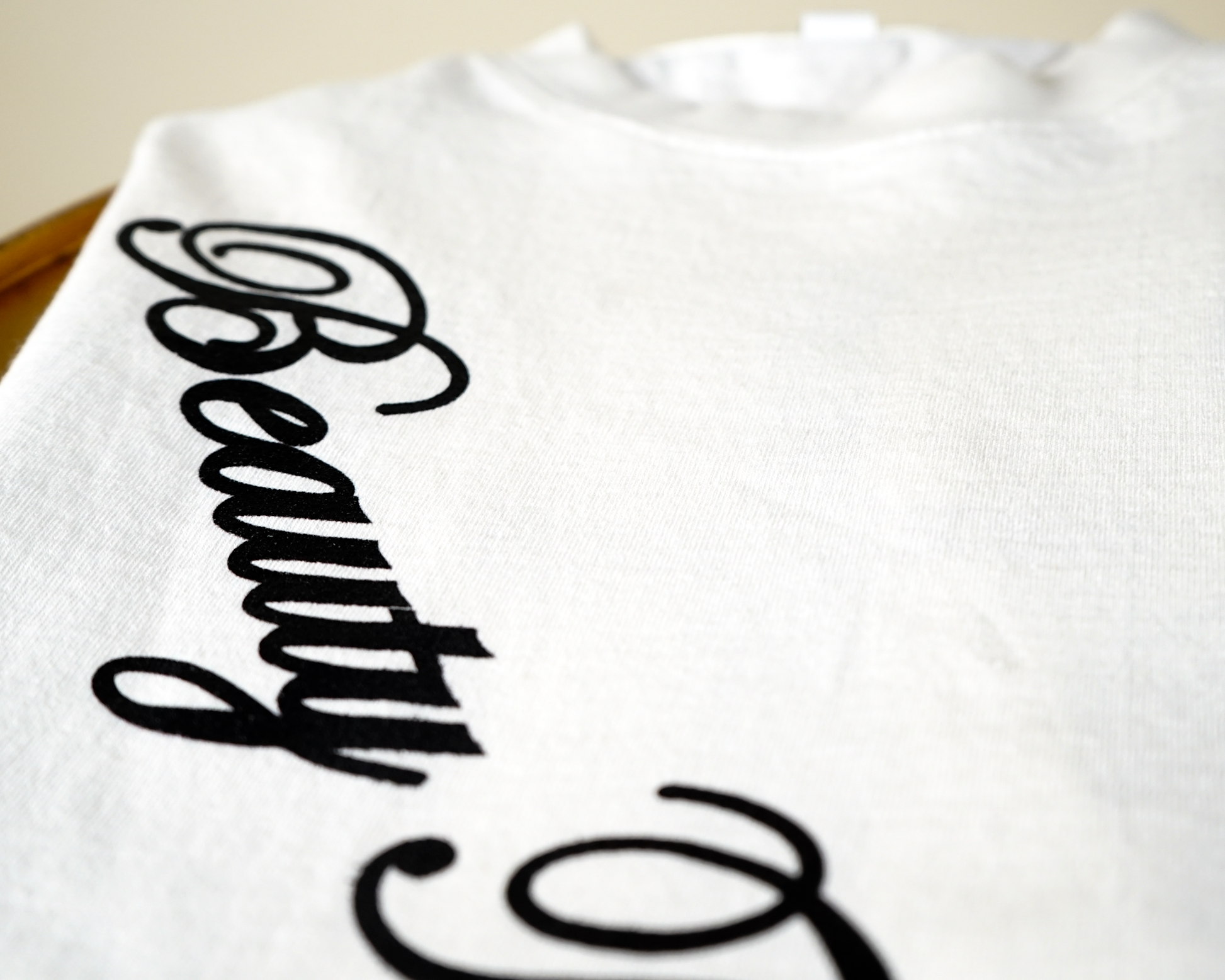 "Beauty Through Pain" Capped Tank in White