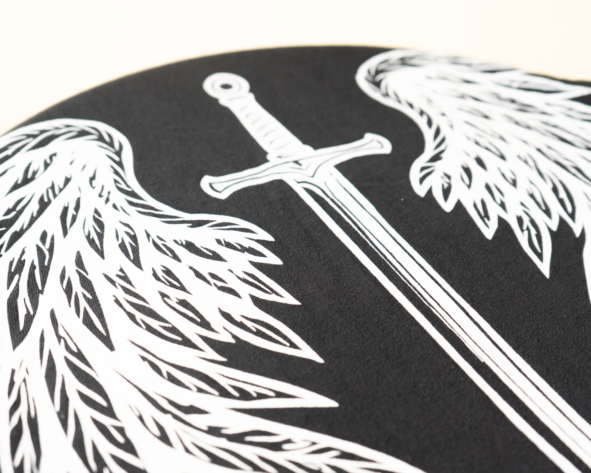"Beauty Through Pain" Capped Tank in Carbon Black