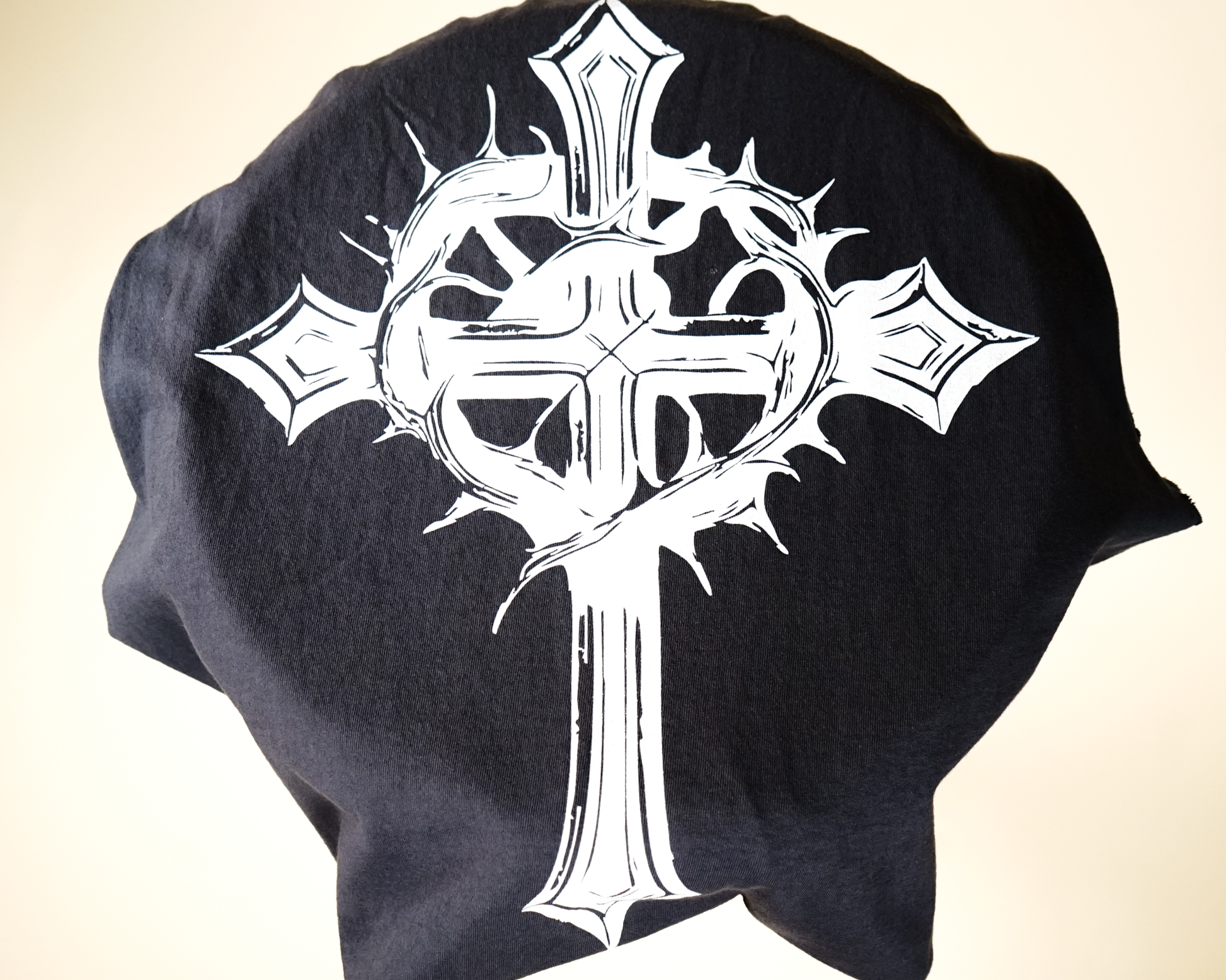 "From The Soul" Capped Tank in Carbon Black