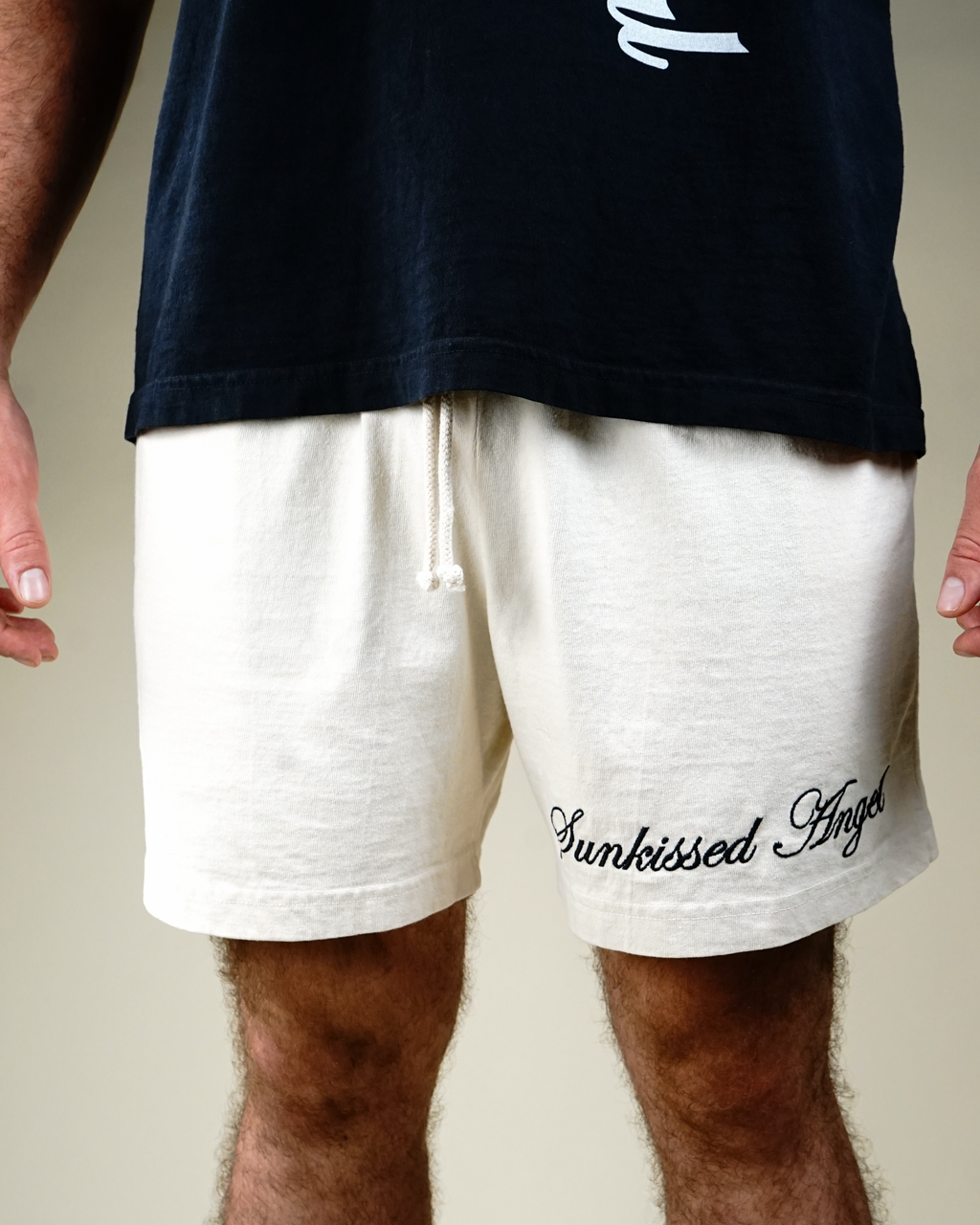 "Sunkissed Angel" Summer Shorts in White