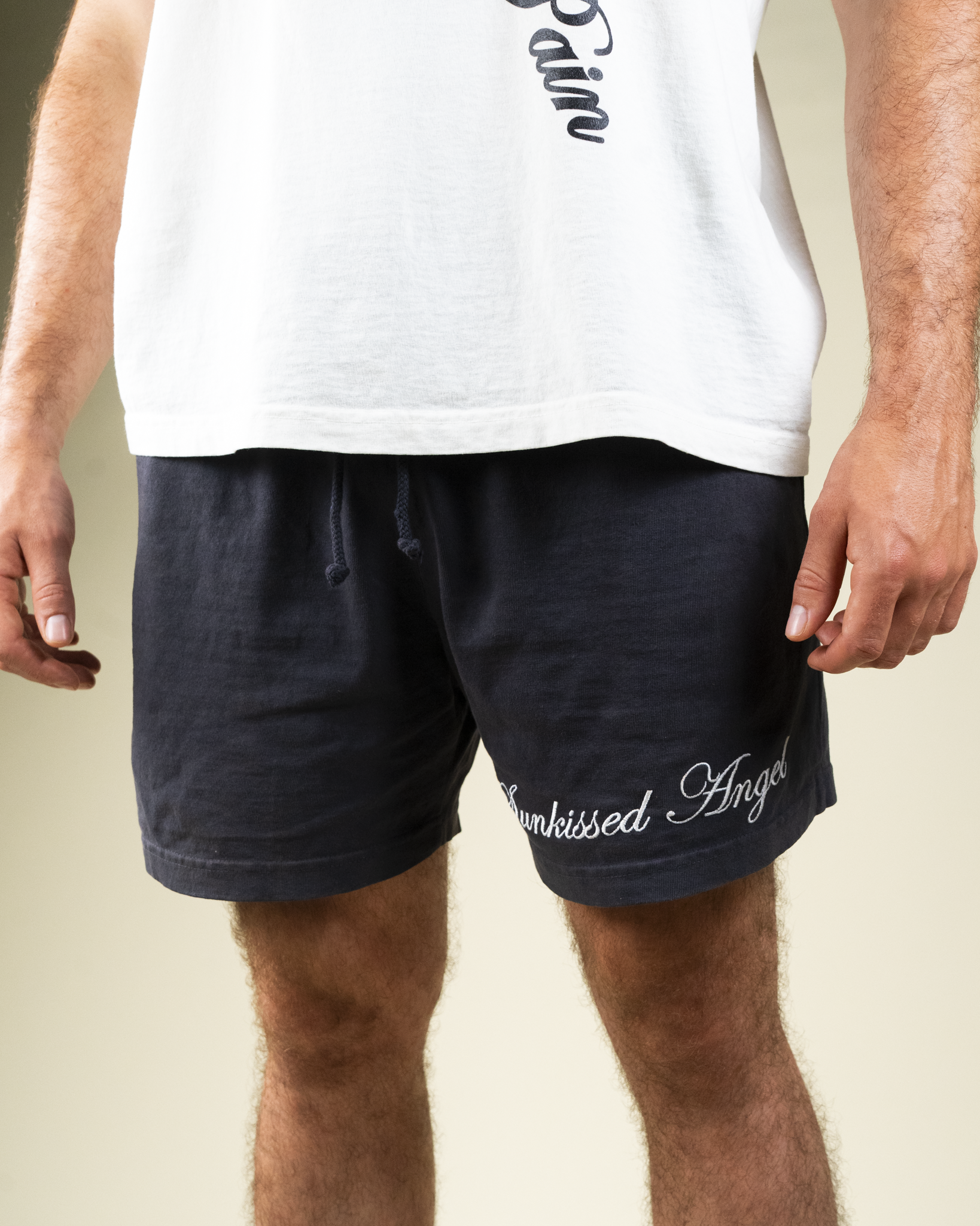 "Sunkissed Angel" Summer Shorts in Dolphin Blue
