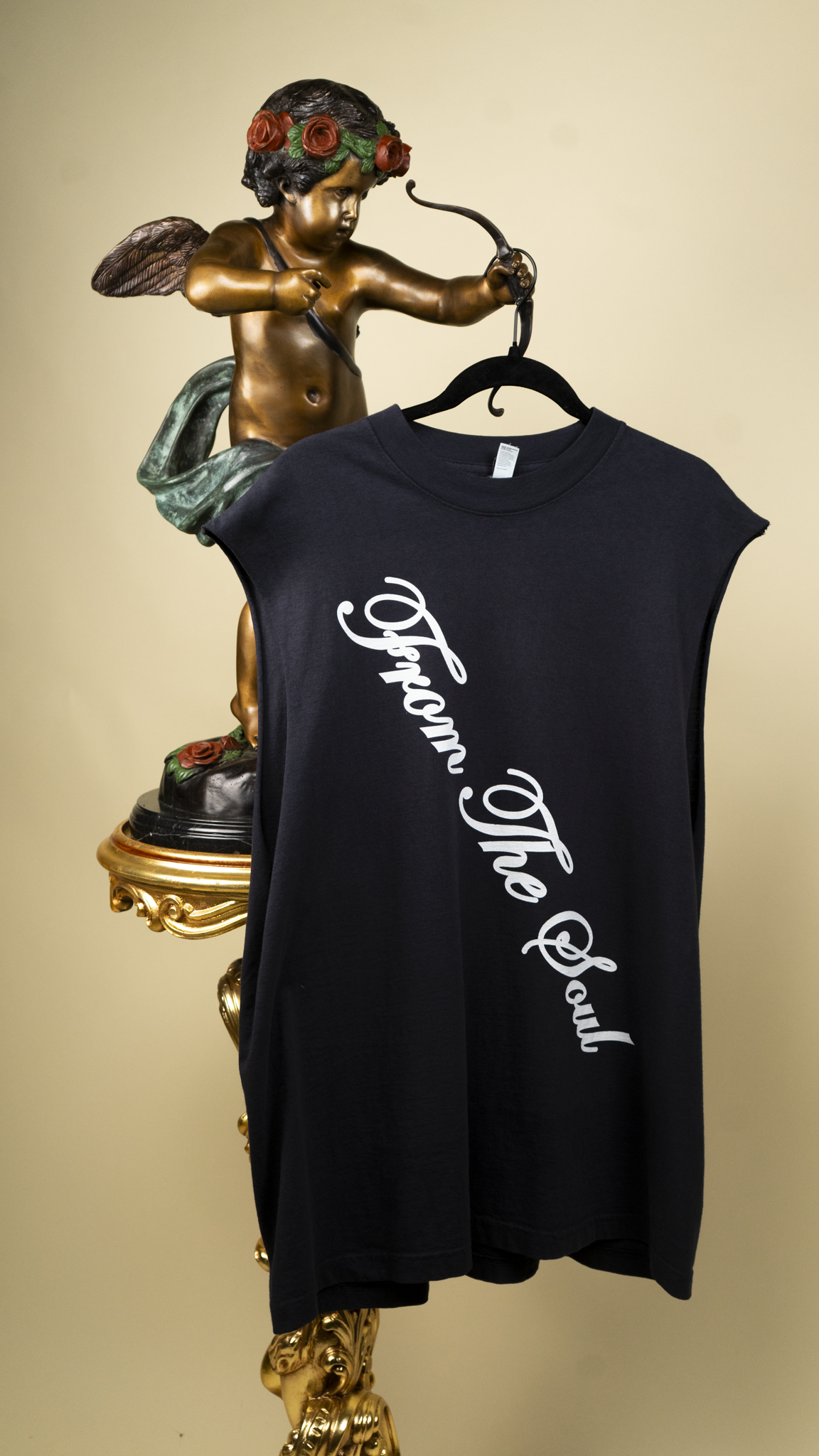 "From The Soul" Capped Tank in Dolphin Blue