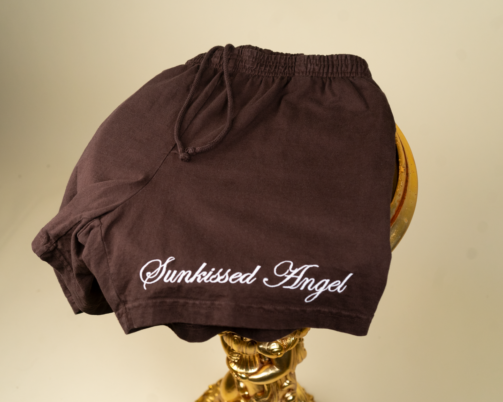"Sunkissed Angel" Summer Shorts in Mocha Brown