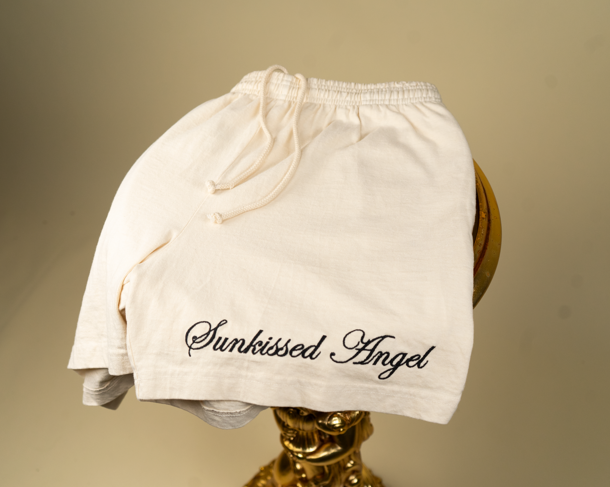 "Sunkissed Angel" Summer Shorts in White